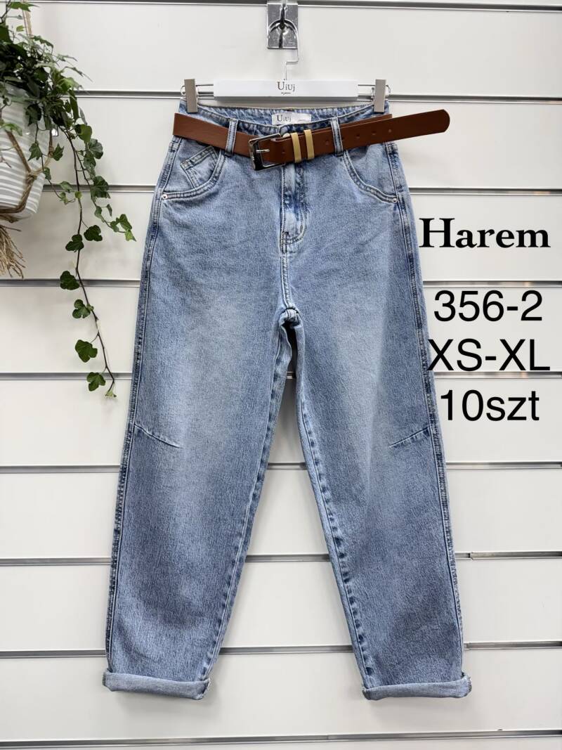 Spodnie damskie jeansy Roz XS-XL, 1 Kolor Paczka 10 szt 1